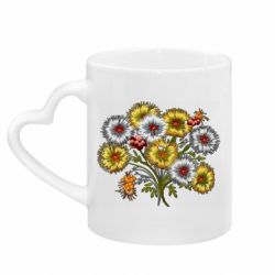 Кружки с ручкой в виде сердца - FATLINE