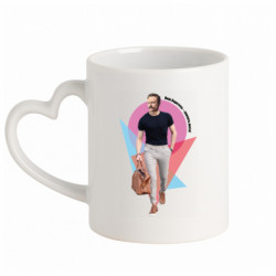 Кружки з ручкою у вигляді серця