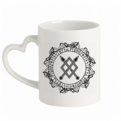 Кружки з ручкою у вигляді серця
