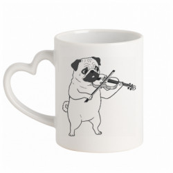 Кружки с ручкой в виде сердца