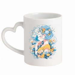 Кружки з ручкою у вигляді серця