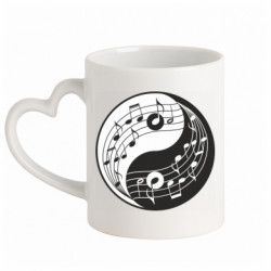 Кружки с ручкой в виде сердца