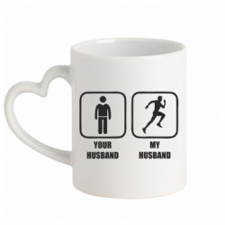 Кружки з ручкою у вигляді серця