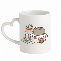 Кружки с ручкой в виде сердца