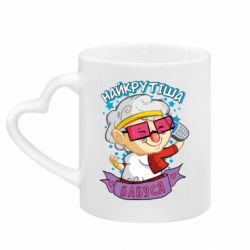 Кружки с ручкой в виде сердца - FATLINE