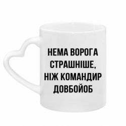 Кружки з ручкою у вигляді серця - FATLINE