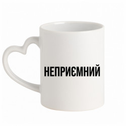 Кружки с ручкой в виде сердца