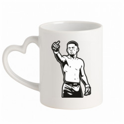 Кружка з ручкою у вигляді серця Нейтан Дональд Діас