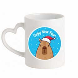 Кружки с ручкой в виде сердца