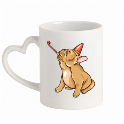 Кружки с ручкой в виде сердца