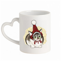 Кружки с ручкой в виде сердца