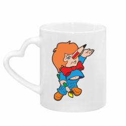 Кружки с ручкой в виде сердца - FATLINE