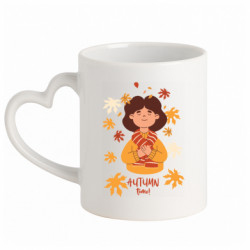 Кружки з ручкою у вигляді серця