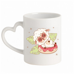 Кружки з ручкою у вигляді серця