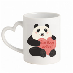 Кружки с ручкой в виде сердца