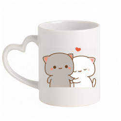 Кружки з ручкою у вигляді серця