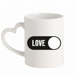 Кружки з ручкою у вигляді серця - FATLINE