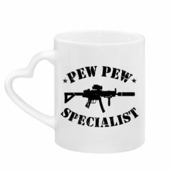 Кружки с ручкой в виде сердца