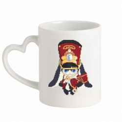 Кружки с ручкой в виде сердца