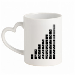 Кружки с ручкой в виде сердца