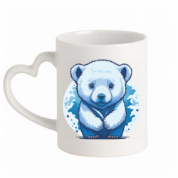 Кружки з ручкою у вигляді серця