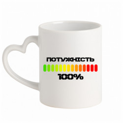 Кружки с ручкой в виде сердца