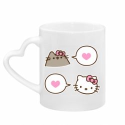 Кружки з ручкою у вигляді серця - FATLINE