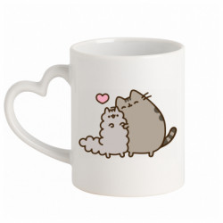 Кружки с ручкой в виде сердца