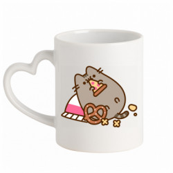 Кружки с ручкой в виде сердца