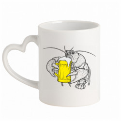 Кружки з ручкою у вигляді серця