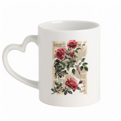 Кружки с ручкой в виде сердца