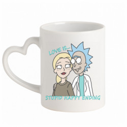 Кружки з ручкою у вигляді серця