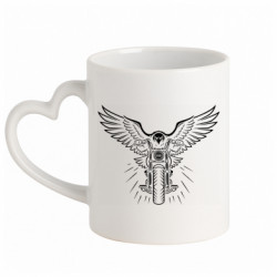 Кружки с ручкой в виде сердца