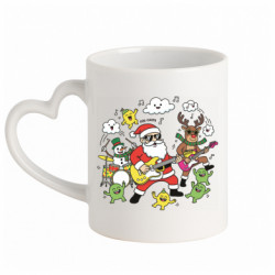 Кружки з ручкою у вигляді серця