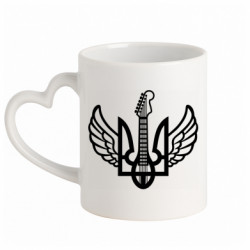 Кружки с ручкой в виде сердца - FATLINE