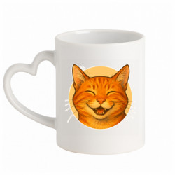 Кружки с ручкой в виде сердца