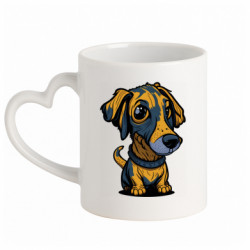 Кружки с ручкой в виде сердца