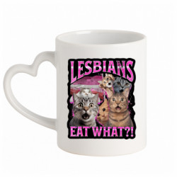 Кружки з ручкою у вигляді серця