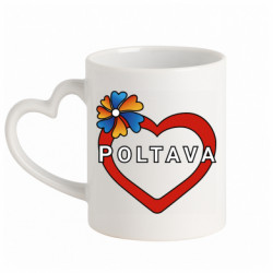 Кружки с ручкой в виде сердца