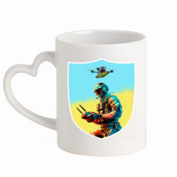 Кружки с ручкой в виде сердца