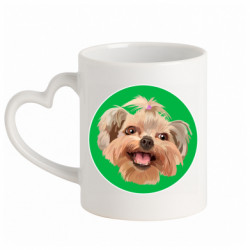 Кружки с ручкой в виде сердца