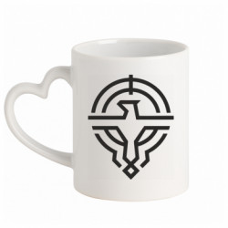 Кружки с ручкой в виде сердца