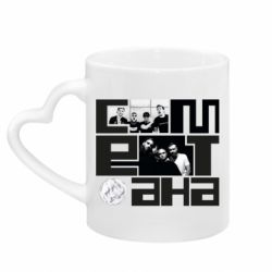 Кружки с ручкой в виде сердца