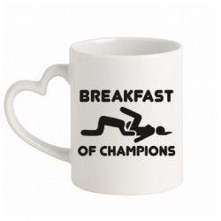 Кружки с ручкой в виде сердца