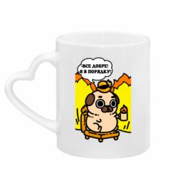 Кружки з ручкою у вигляді серця - FATLINE