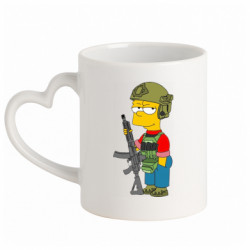 Кружки с ручкой в виде сердца