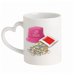 Кружки з ручкою у вигляді серця - FATLINE