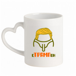 Кружки с ручкой в виде сердца