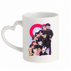 Кружки з ручкою у вигляді серця