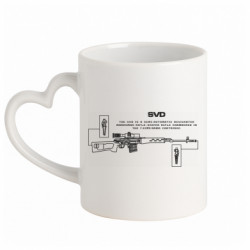 Кружки с ручкой в виде сердца